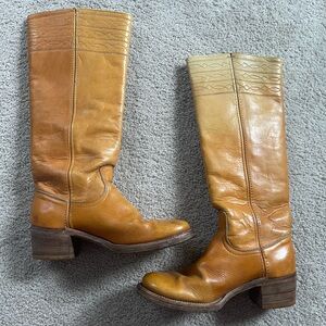 Frye banana campus boots vintage 70s